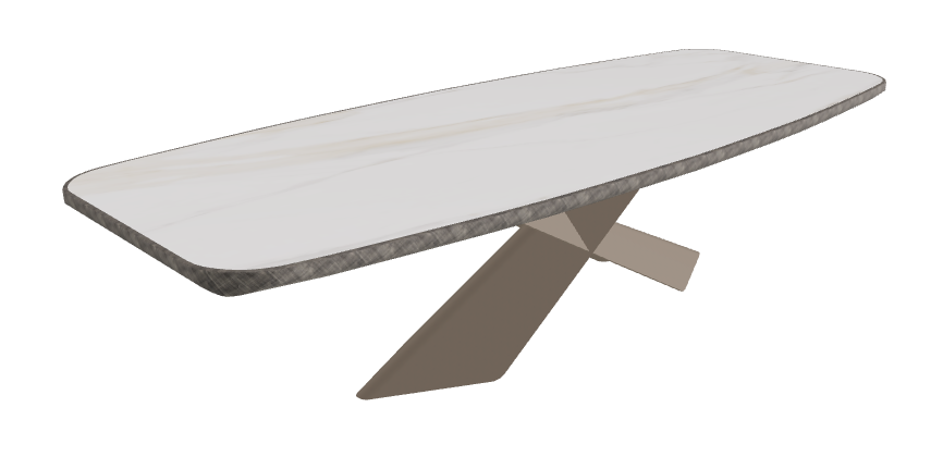 Glossy Golden Calacatta_Titanium Embossed_Brushed Grey