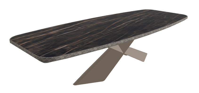 Glossy Portoro_Titanium Embossed_Brushed Grey