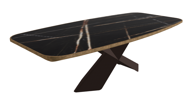 Glossy Sahara Noir_Bronze Embossed_Brushed Bronze