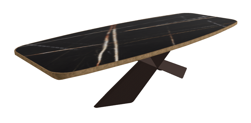 Glossy Sahara Noir_Bronze Embossed_Brushed Bronze