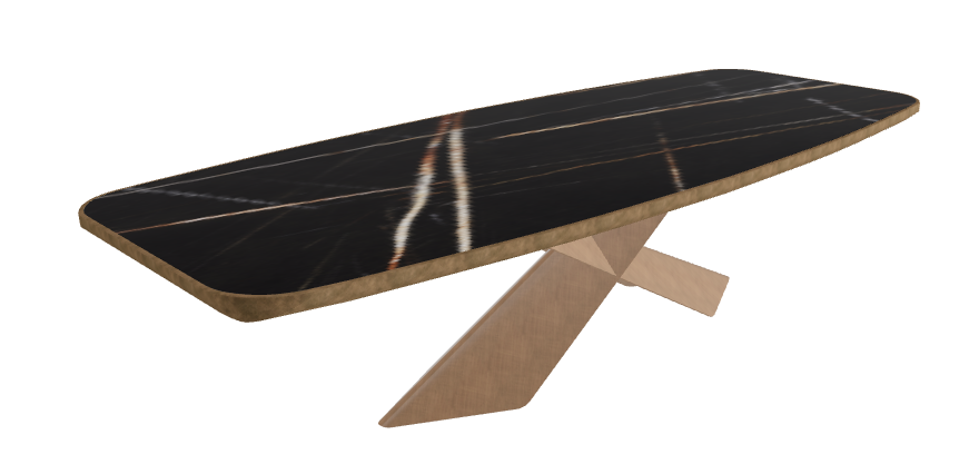 Glossy Sahara Noir_Brushed Bronze_Brushed Bronze