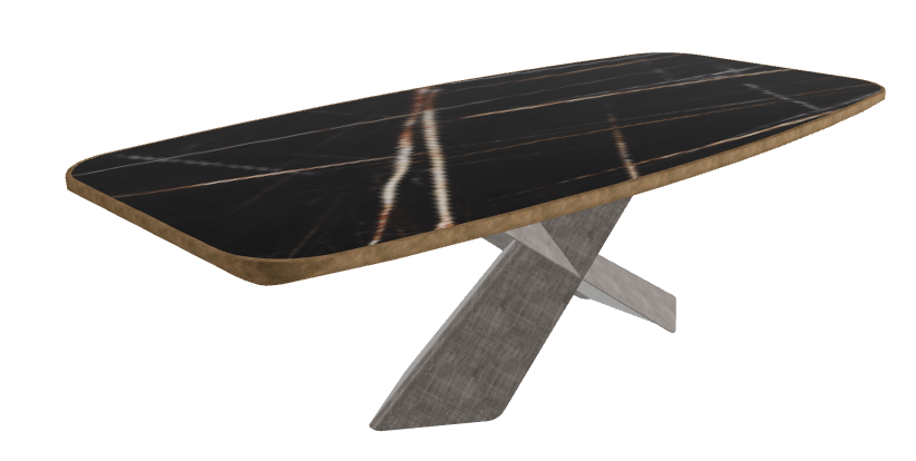 Glossy Sahara Noir_Brushed Grey_Brushed Bronze