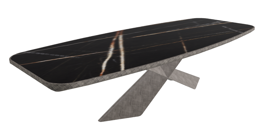 Glossy Sahara Noir_Brushed Grey_Brushed Grey