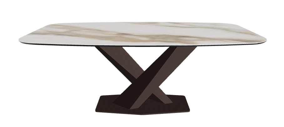Cattelan Italia Stratos Keramik Barrel Shaped Dining Table – 200x120x75h