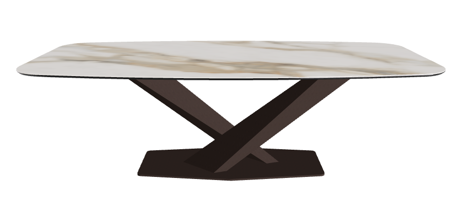 Cattelan Italia Stratos Keramik Barrel-Shaped Dining Table – 240x120x75h