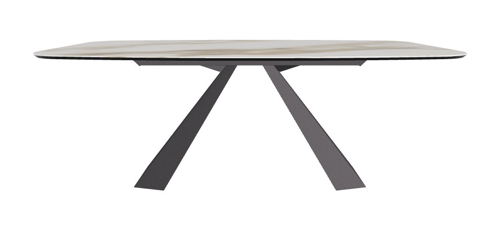 200x120x73h Barrel Shaped_Glossy Borghini Calacatta_Graphite Embossed