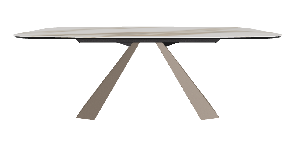 200x120x73h Barrel Shaped_Glossy Borghini Calacatta_Titanium Embossed