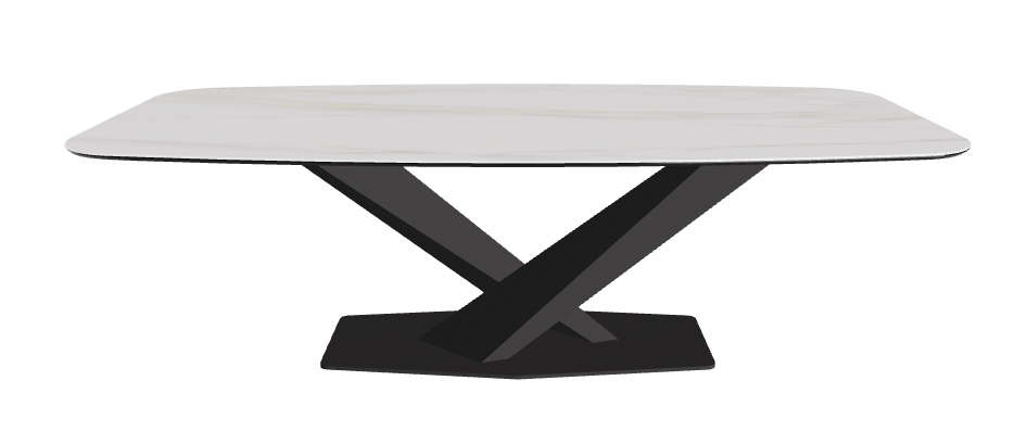 Cattelan Italia Stratos Keramik Barrel-Shaped Dining Table – 240x120x75h