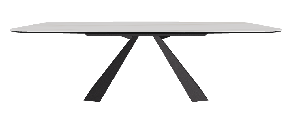 240x120x73h Barrel Shaped_Glossy Golden Calacatta_Black Embossed