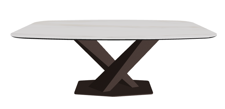 Cattelan Italia Stratos Keramik Barrel Shaped Dining Table – 200x120x75h