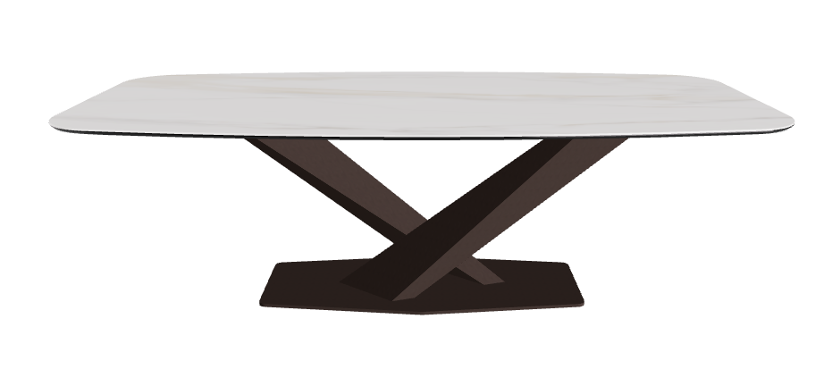 Cattelan Italia Stratos Keramik Barrel-Shaped Dining Table – 240x120x75h