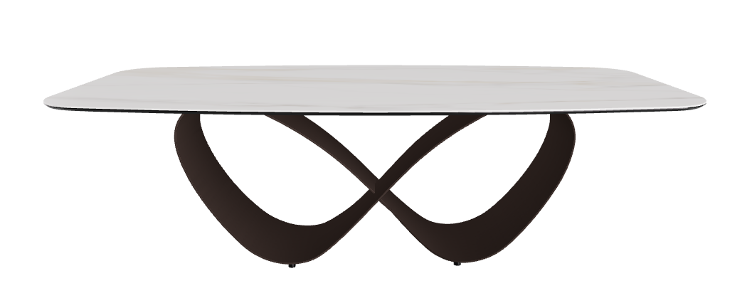 240x120x74h Barrel Shaped_Glossy Golden Calacatta_Bronze Embossed