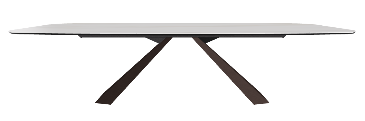 300x120x73h Barrel Shaped_Glossy Golden Calacatta_Bronze Embossed