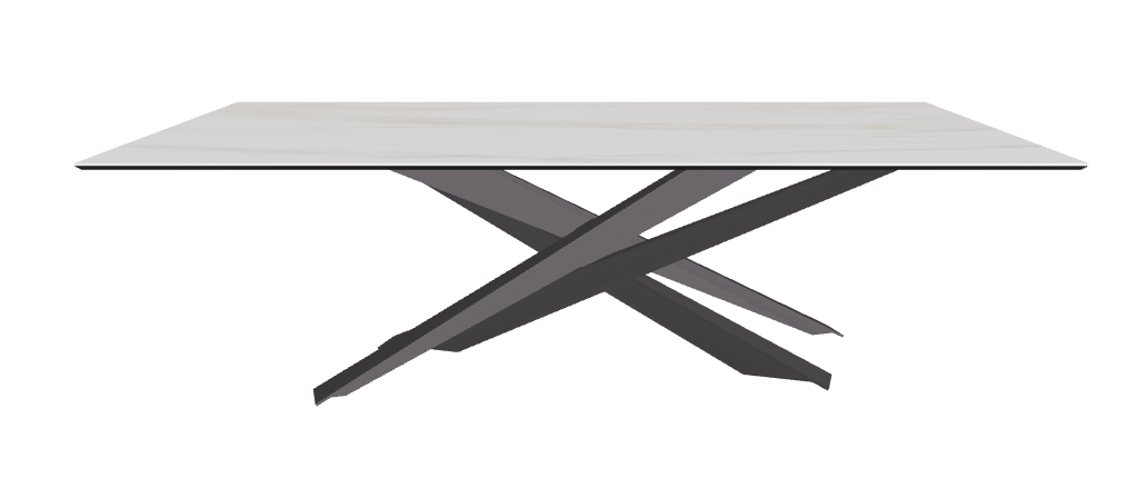 240x120x74.5h Rectangle Shaped_Glossy Golden Calacatta_Graphite Embossed