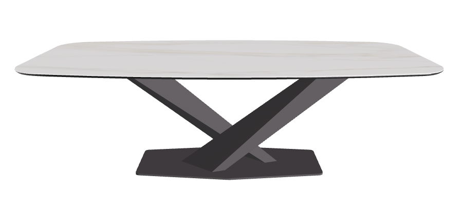 Cattelan Italia Stratos Keramik Barrel-Shaped Dining Table – 240x120x75h
