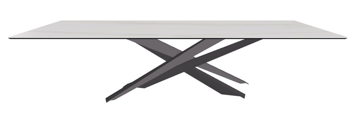 300x120x74.5h Rectangle Shaped_Glossy Golden Calacatta_Graphite Embossed