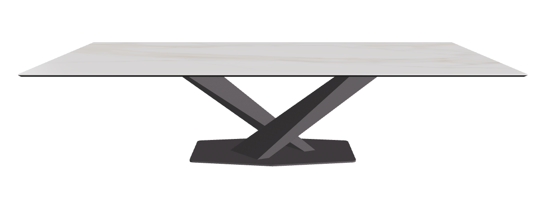 Cattelan Italia Stratos Keramik Rectangular Dining Table – 300x120x75h