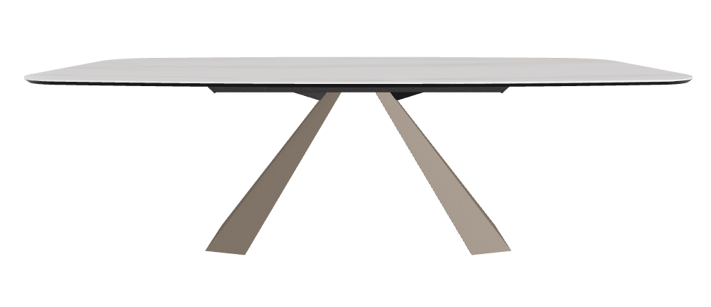 240x120x73h Barrel Shaped_Glossy Golden Calacatta_Titanium Embossed