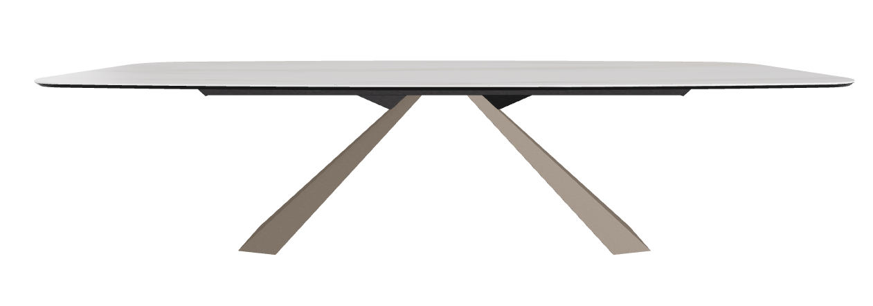 300x120x73h Barrel Shaped_Glossy Golden Calacatta_Titanium Embossed