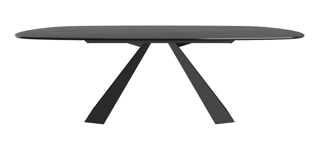 Cattelan Italia Eliot Keramik Biscuit Shaped Dining Table – 220x120x73h