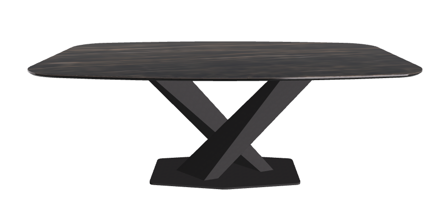 Cattelan Italia Stratos Keramik Barrel Shaped Dining Table – 200x120x75h