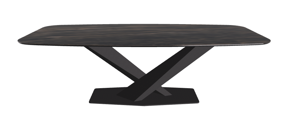 Cattelan Italia Stratos Keramik Barrel-Shaped Dining Table – 240x120x75h