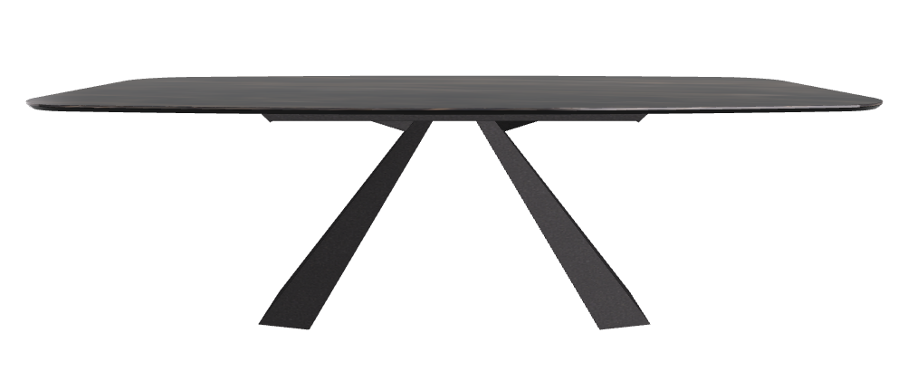 240x120x73h Barrel Shaped_Glossy Portoro_Black Embossed