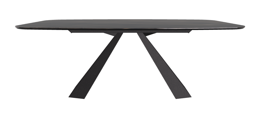 200x120x73h Barrel Shaped_Glossy Portoro_Black Embossed