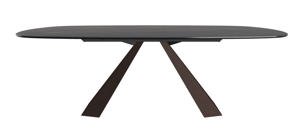 Cattelan Italia Eliot Keramik Biscuit Shaped Dining Table – 220x120x73h
