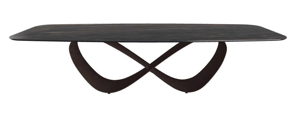 300x120x75h Barrel Shaped_Glossy Portoro_Bronze Embossed