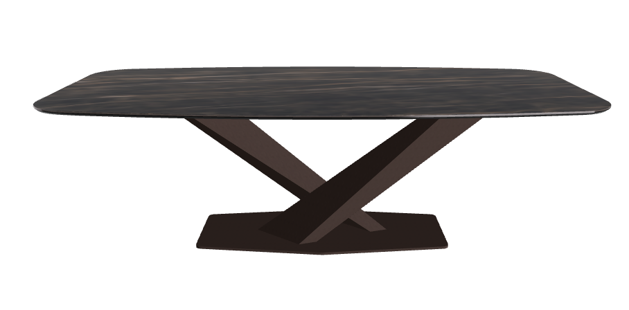 Cattelan Italia Stratos Keramik Barrel-Shaped Dining Table – 240x120x75h