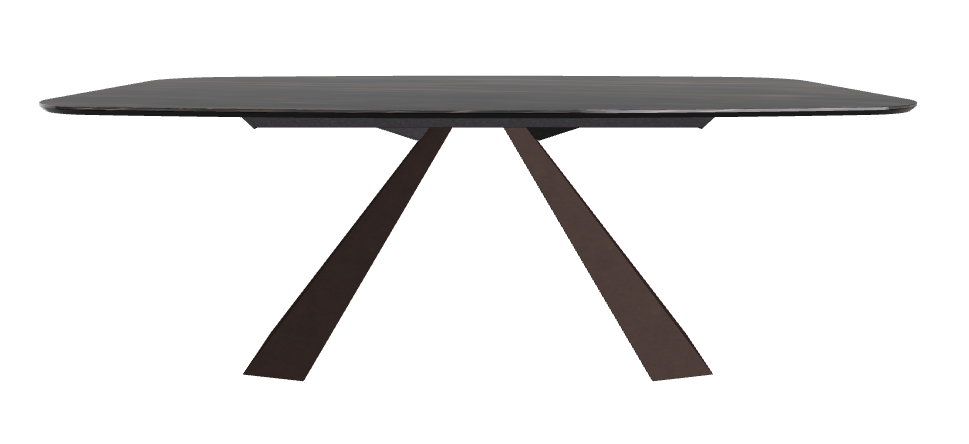 200x120x73h Barrel Shaped_Glossy Portoro_Bronze Embossed