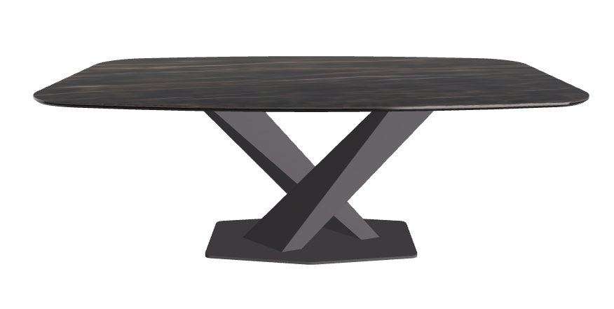 Cattelan Italia Stratos Keramik Barrel Shaped Dining Table – 200x120x75h
