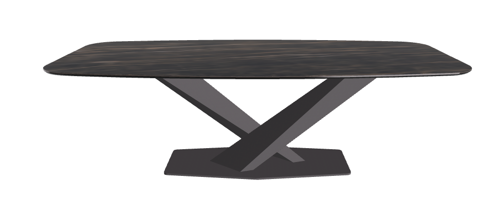 Cattelan Italia Stratos Keramik Barrel-Shaped Dining Table – 240x120x75h