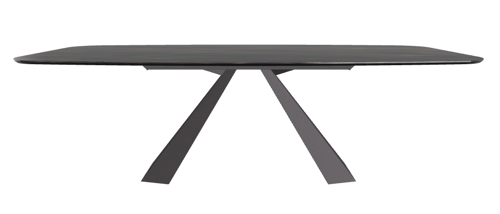 240x120x73h Barrel Shaped_Glossy Portoro_Graphite Embossed