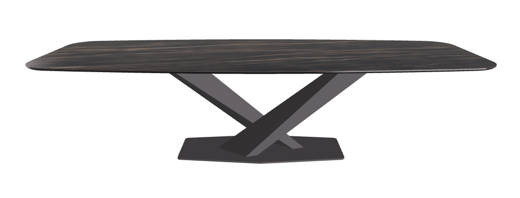 Cattelan Italia Stratos Keramik Barrel-Shaped Dining Table – 300x120x75h