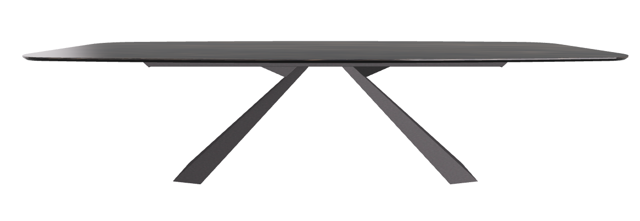 300x120x73h Barrel Shaped_Glossy Portoro_Graphite Embossed