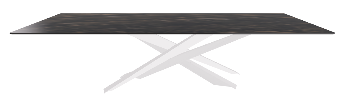 300x120x74.5h Rectangle Shaped_Glossy Portoro_Pearl Embossed