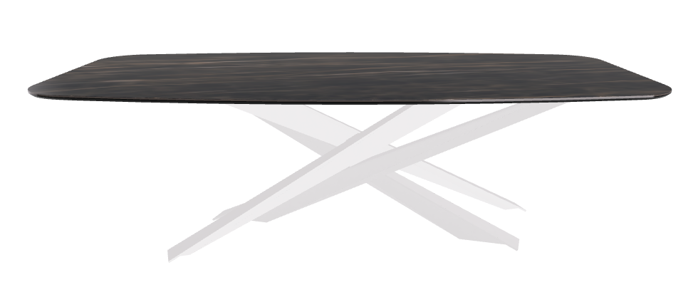 240x120x74.5h Barrel Shaped_Glossy Portoro_Pearl Embossed