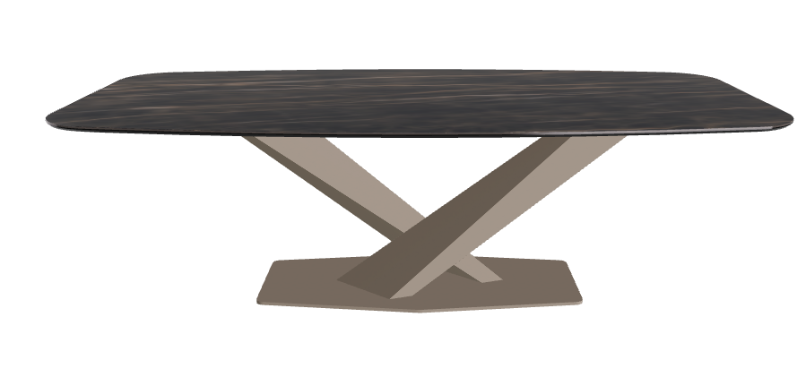 Cattelan Italia Stratos Keramik Barrel-Shaped Dining Table – 240x120x75h