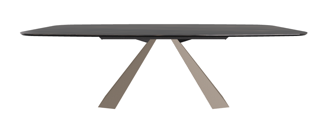 240x120x73h Barrel Shaped_Glossy Portoro_Titanium Embossed