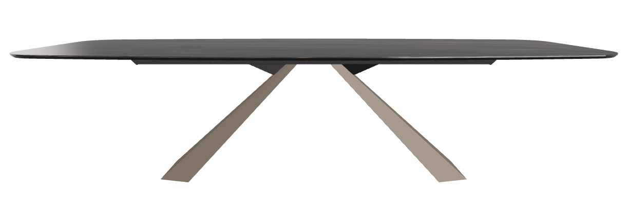 300x120x73h Barrel Shaped_Glossy Portoro_Titanium Embossed