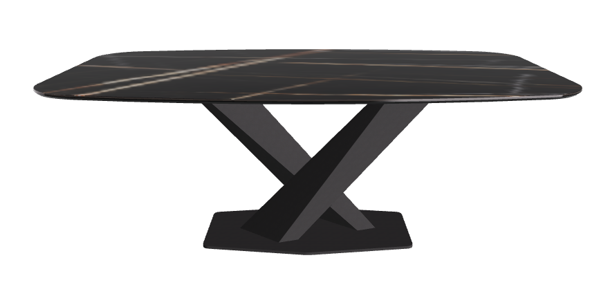 Cattelan Italia Stratos Keramik Barrel Shaped Dining Table – 200x120x75h