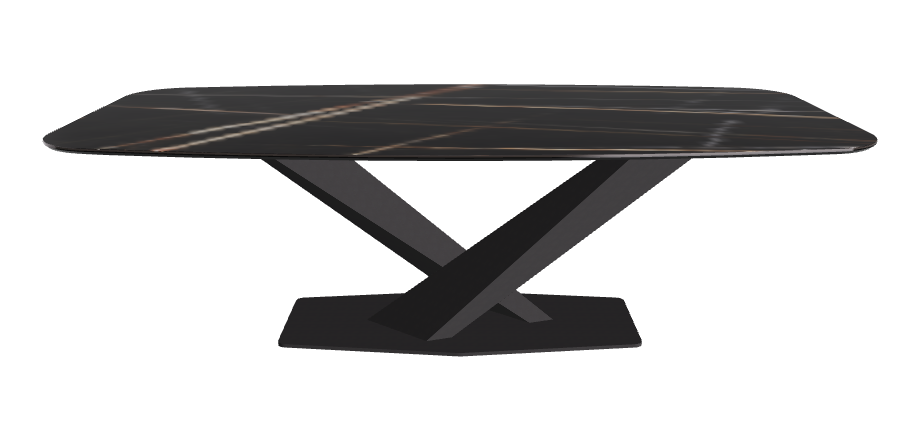 Cattelan Italia Stratos Keramik Barrel-Shaped Dining Table – 240x120x75h