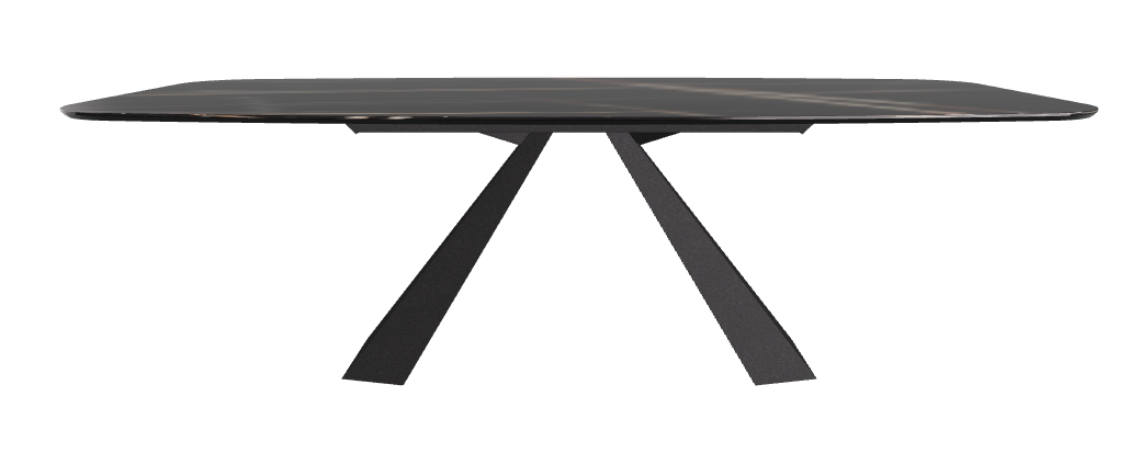 240x120x73h Barrel Shaped_Glossy Sahara Noir_Black Embossed