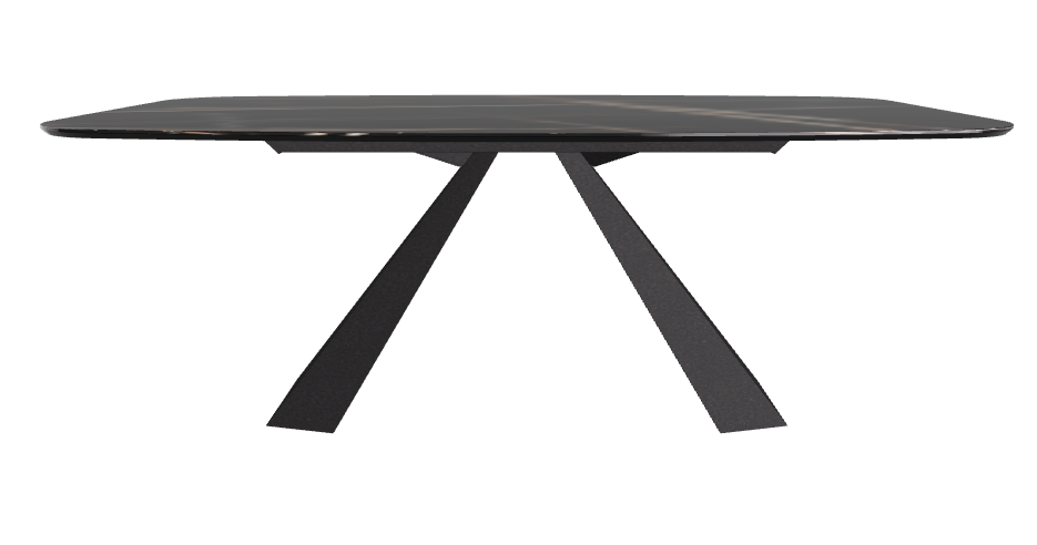 200x120x73h Barrel Shaped_Glossy Sahara Noir_Black Embossed