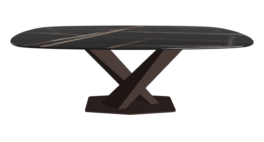 Cattelan Italia Stratos Keramik Biscuit Shaped Dining Table – 200x120x75h