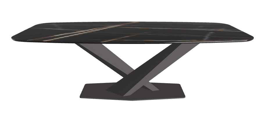 Cattelan Italia Stratos Keramik Barrel-Shaped Dining Table – 240x120x75h