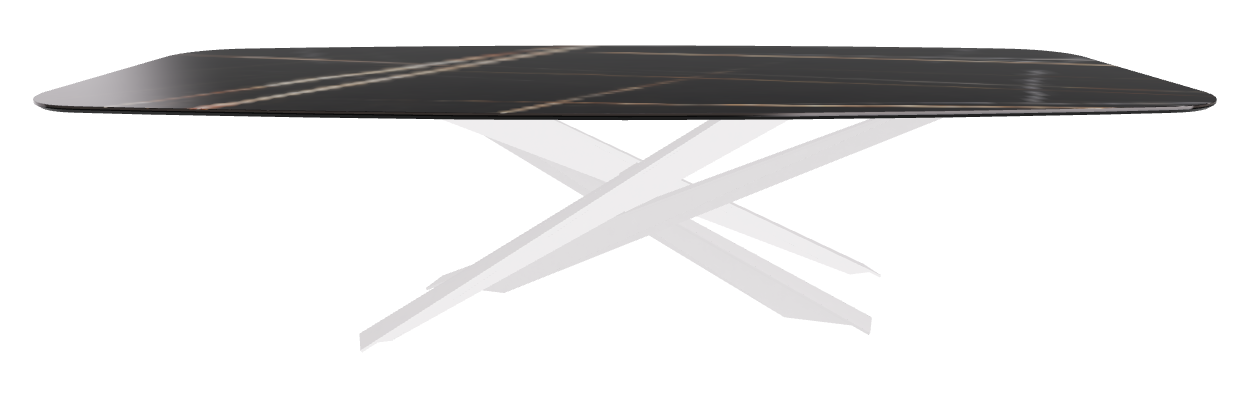 300x120x74.5h Barrel Shaped_Glossy Sahara Noir_Pearl Embossed