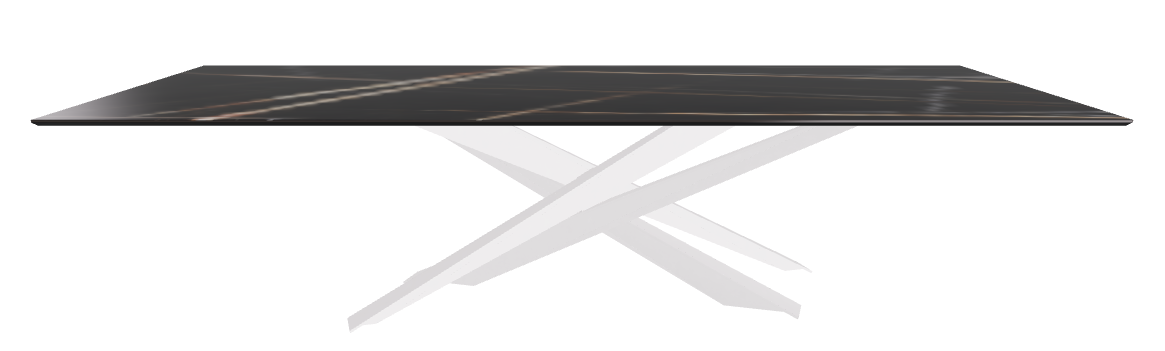 300x120x74.5h Rectangle Shaped_Glossy Sahara Noir_Pearl Embossed